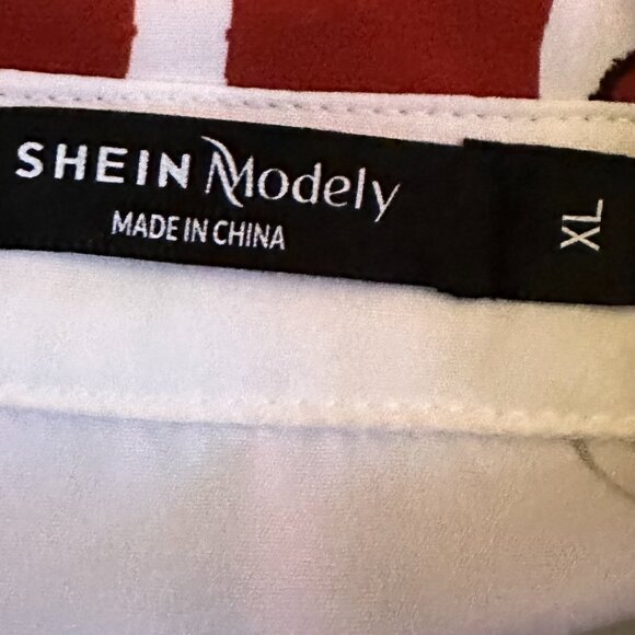 Abstract Beige Print Shirt & Pants Set – Size XL - Picture 7 of 9